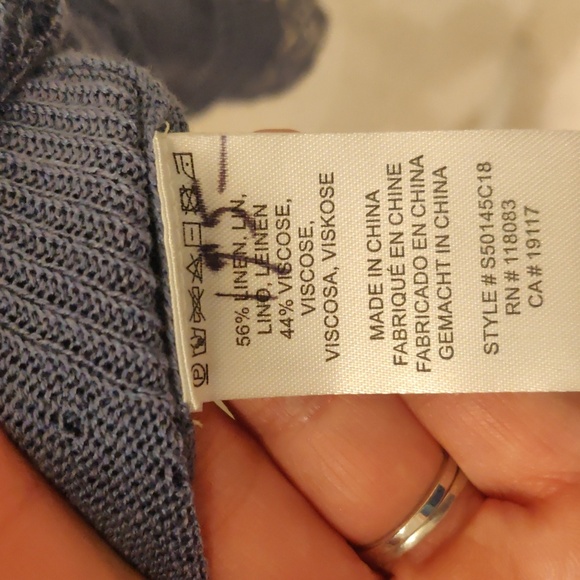 New! Designer Minnie Rose V Neck long sleeves lace pullover sweater sz M - Picture 11 of 16